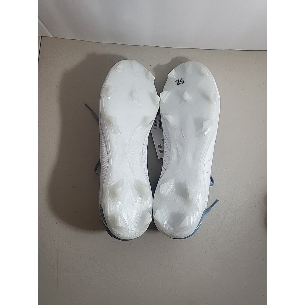 Adidas Predator Accuracy.3 FG White Blue Soccer Cleats FZ6281, Men's Size 13 - Picture 5 of 9
